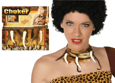 קולר ניבים שיניים לאינדיאנית