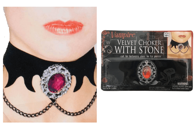 קולר יהלום אדום לערפדית