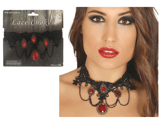 קולר שרשרת לצאוור לערפדית מכשפה