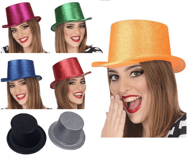 כובע קוסם נצנצים מיקס צבעים