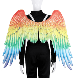 כנפיים מלאך דמוי בד צבעוני