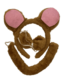 סט דוב 3 חלקים כולל קשת פפיון וזנב