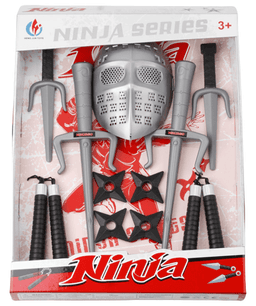 סט שרדר כולל זוג נונצ'קו 4 פיגיונות 4 דיסקיות ומסכה