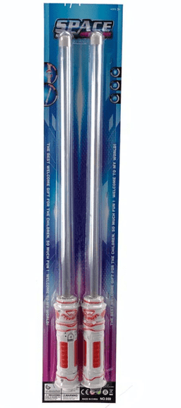 חרב חלל דו צדדי כולל אורות וצלילם