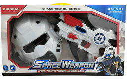 רובה חלל ומסכה כולל אורות ומוזיקה