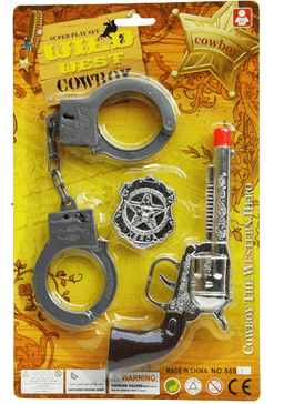 אקדח בוקרים אזיקים ותג