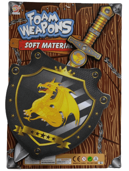 סט אביר סול כולל חרב ומגן אביר דרקון