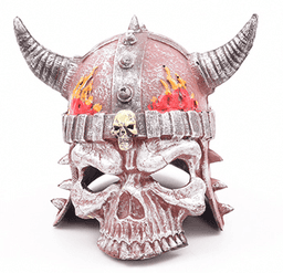 קסדת לוחם שלד מפוארת מחומר גומי רך