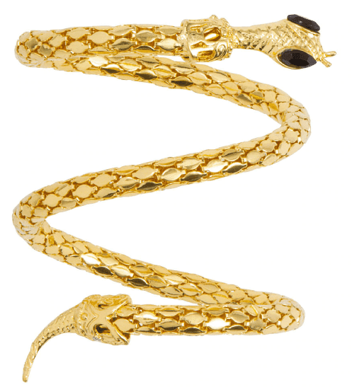 צמיד נחש מתכת לקלאופטרה