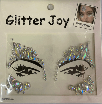 מדבקות אבנים לפנים