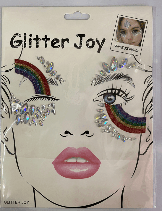 מדבקות אבנים לפנים לחד קרן