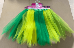 חצאית טוטו משולשים משולב צבע ירוק בהיר וצבע ירוק חזק 40 ס"מ