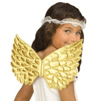 כנפיים מלאכית זהב