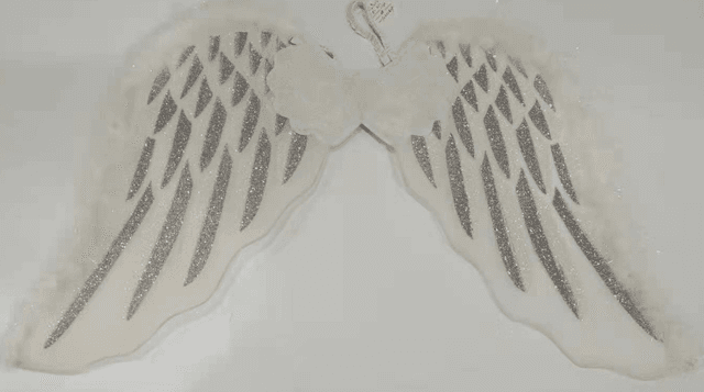 כנפיים מלאכית לבן 81x47 ס"מ