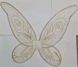 כנפיים פרפר זהב מעוצבות