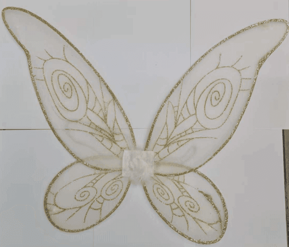 כנפיים פרפר זהב מעוצבות