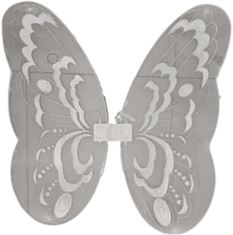 כנפיים פרפר לבן מפוארות ענקיות גודל 89X82