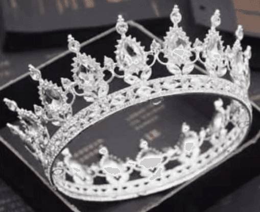 כתר נסיך מתכת מפואר