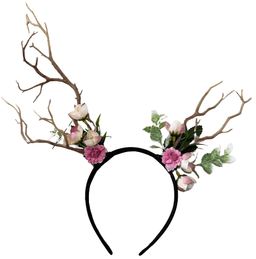 קשת ענפים עם פרחים לבמבי