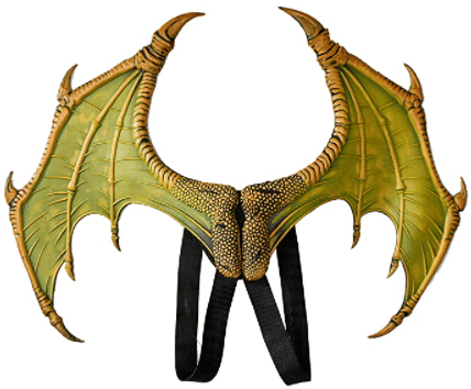 כנפיים דרקון כתום ענק מחומר PU איכותי