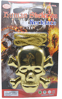 שרשרת זהב גולגולת שודד ים גדולה