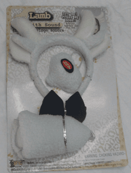 סט כבשה 4 חלקים קשת זנב אף ופפיון