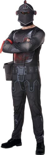 בלאק נייט פורטנייט [מידה STD - מידות 42-44] כולל אוברול מודפס עם פאווץ', סרט קשירה לזרוע ומסכת EVA