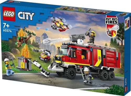 לגו סיטי - משאית פיקוד כיבוי אש 60374