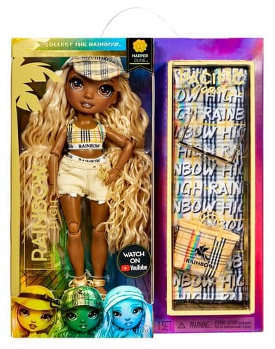 בובת אופנה ריינבו היי פסיפיק קוסט - צהובה
