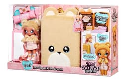 הפתעת נה נה נה 3 ב-1 : תיק, פלייסט חדר שינה ובובה - דובי