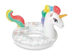 גלגל שחייה חד קרן נצנצים(80*53*52 ס”מ)