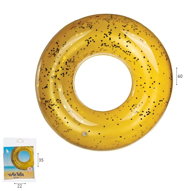 גלגל ים גליטר זהב 60 ס”מ