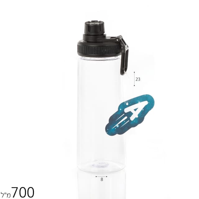 בקבוק 700 מ”ל שקוף