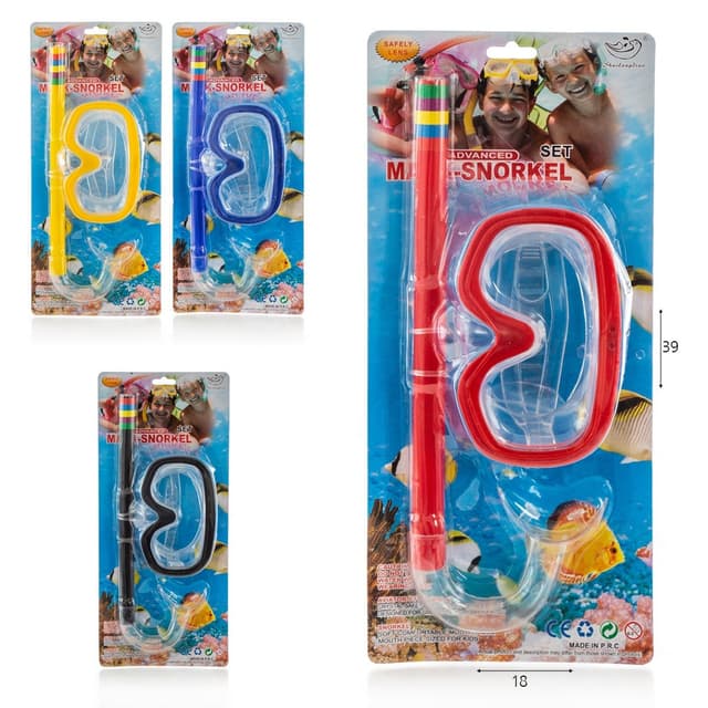 סט משקפת ושנורקל לילדים