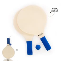 מטקות עץ ברשת ידית ספוג 8.0*24*38