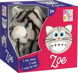 זואי החתולה - הולכת, מייללת ומכשכשת בזנב 17 ס"מ