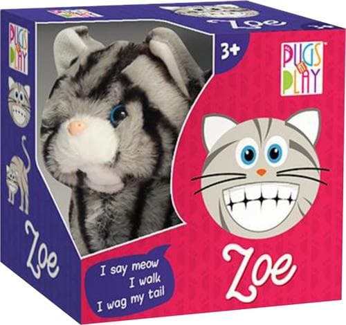 זואי החתולה - הולכת, מייללת ומכשכשת בזנב 17 ס"מ