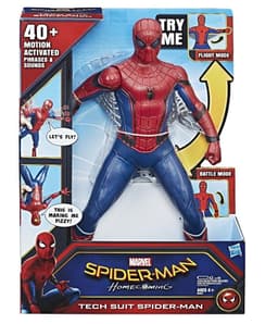 ספיידרמן 15 אינץ מנגן ומזיז עיניים