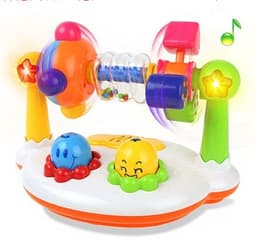 משחק רעשנים לתינוק כולל אורות ומוזיקה