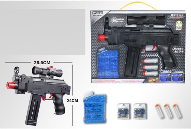 רובה ג'לי עוזי בקופסת חלון