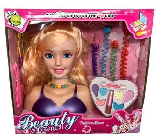 ראש בובה כולל איפור