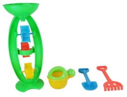 כלי חול שבשבת כולל משפך כולל 2 כפות