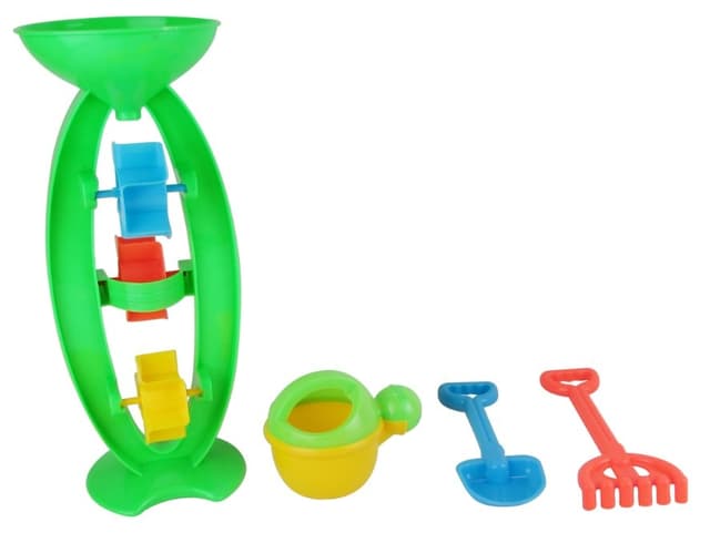 כלי חול שבשבת כולל משפך כולל 2 כפות