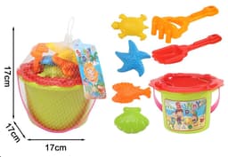 דלי חול כולל 2 כפות כולל 4 תבניות