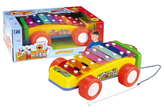 קסילופון מכונית כולל חוט משיכה