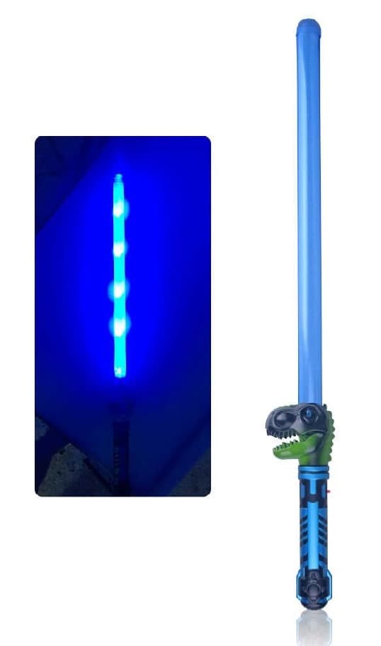 חרב אורות דינוזאור כולל כולל סוללות