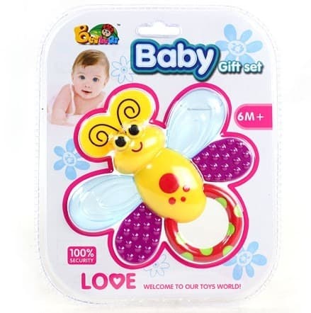 רעשן תינוק פרפר