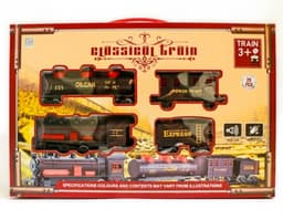 רכבת בטריות על מסלול 4 קרונות