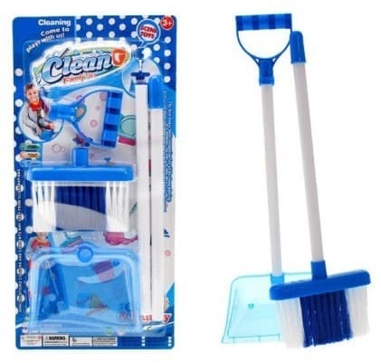 סט ניקיון בנים בבליסטר כולל מטאטא ויאה