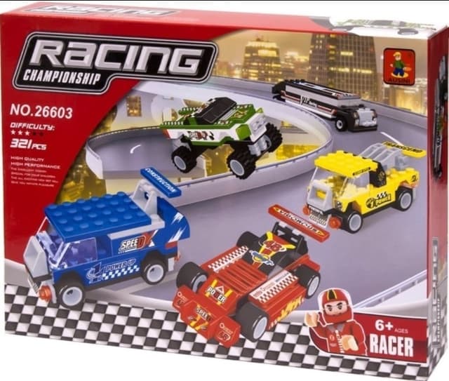 לגו אוסיני 5 מכוניות מרוץ 321 חלקים